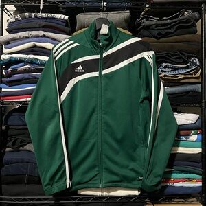 Adidas Green and Black Jacket